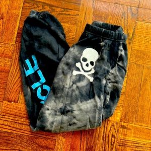 Aviator Nation x SoulCycle tie dye sweatpants